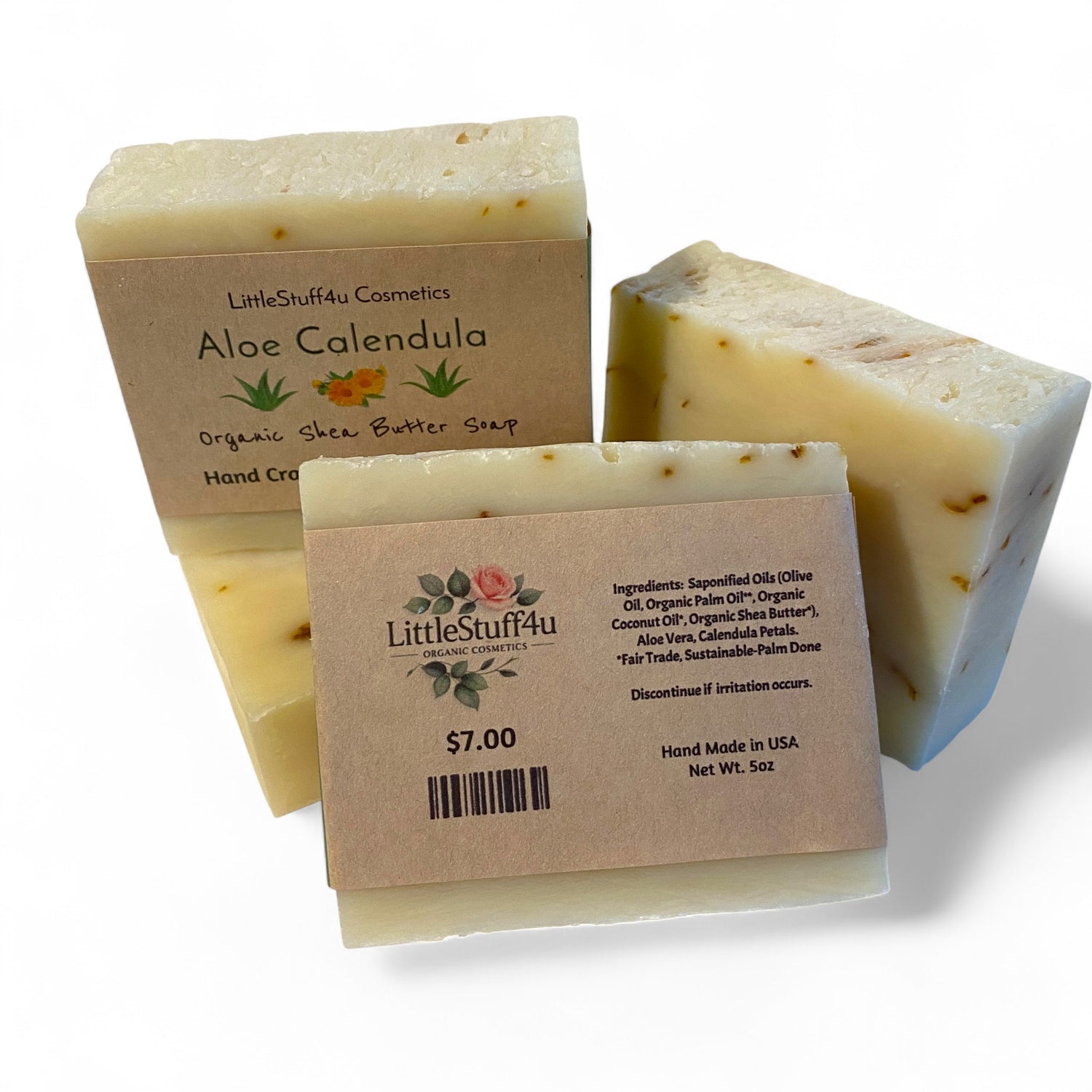 Natural Soap Bar | Aloe Calendula