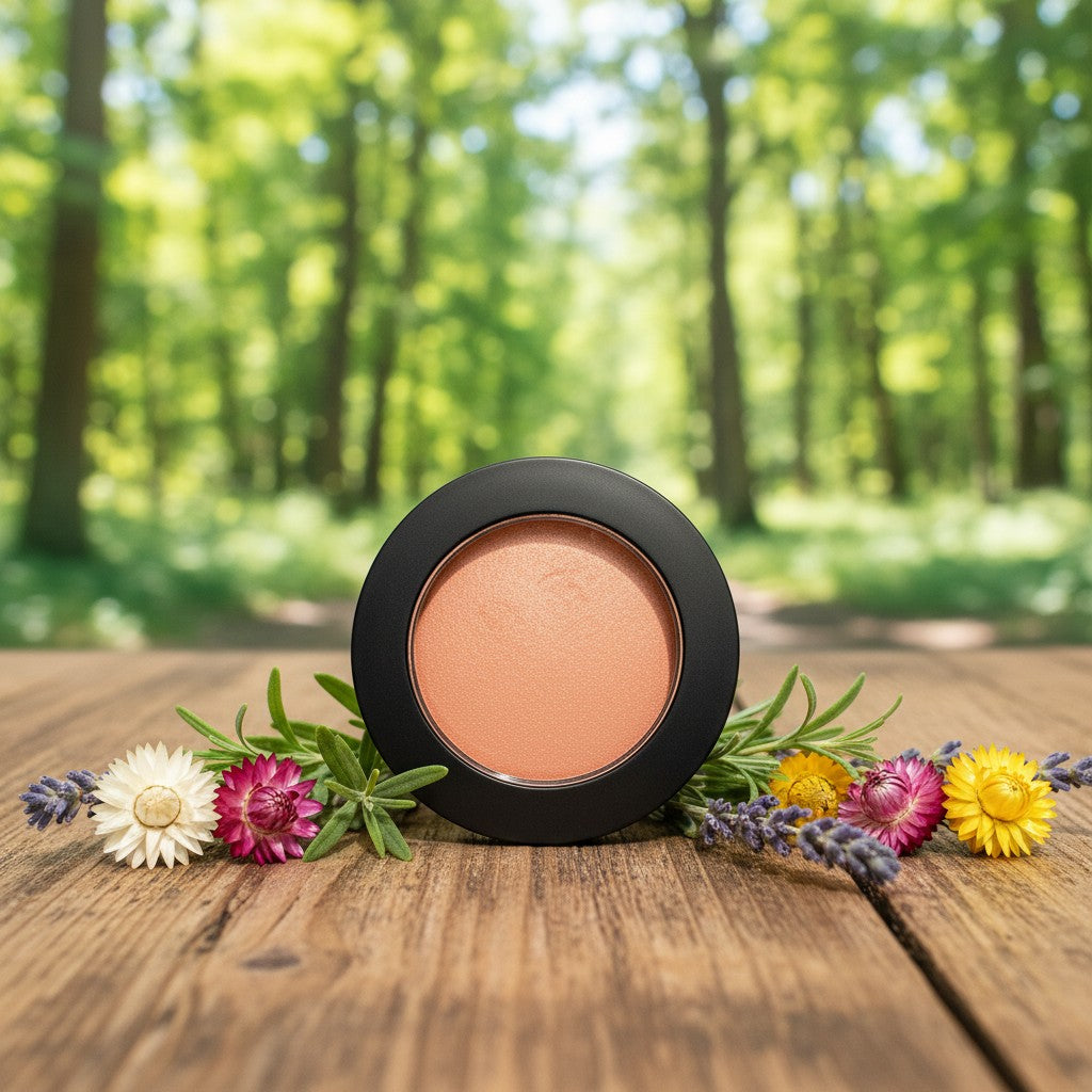 Baked Mineral Blush | Apricot Shimmer