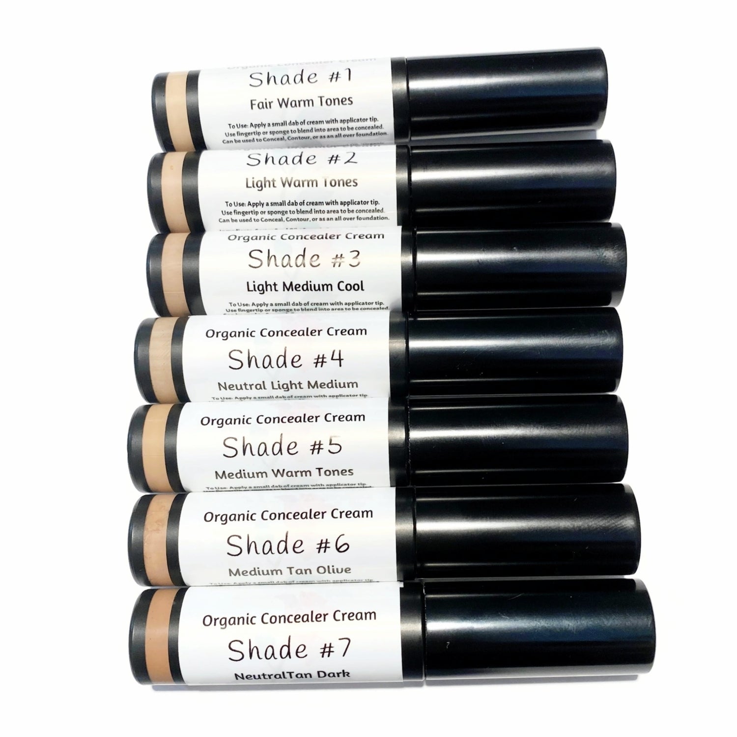 Organic Liquid Cream Concealer | 7 Shades