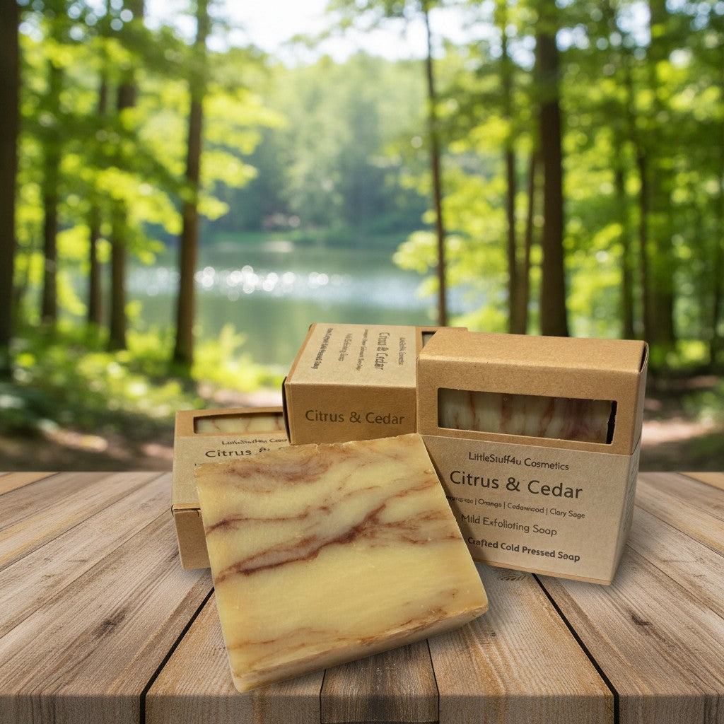 Natural Soap Bar | CITRUS & CEDAR