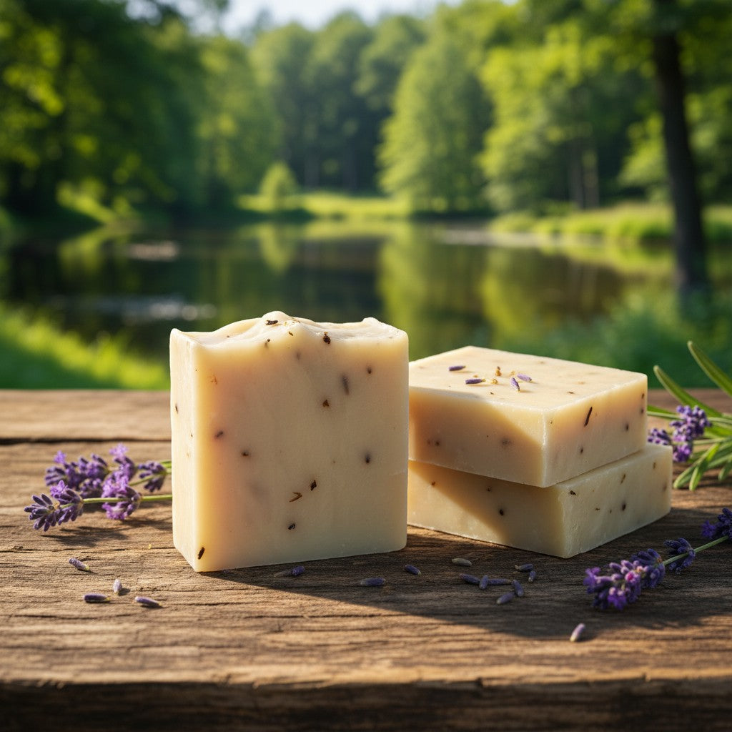 Natural Soap Bar | LAVENDER FLOWERS