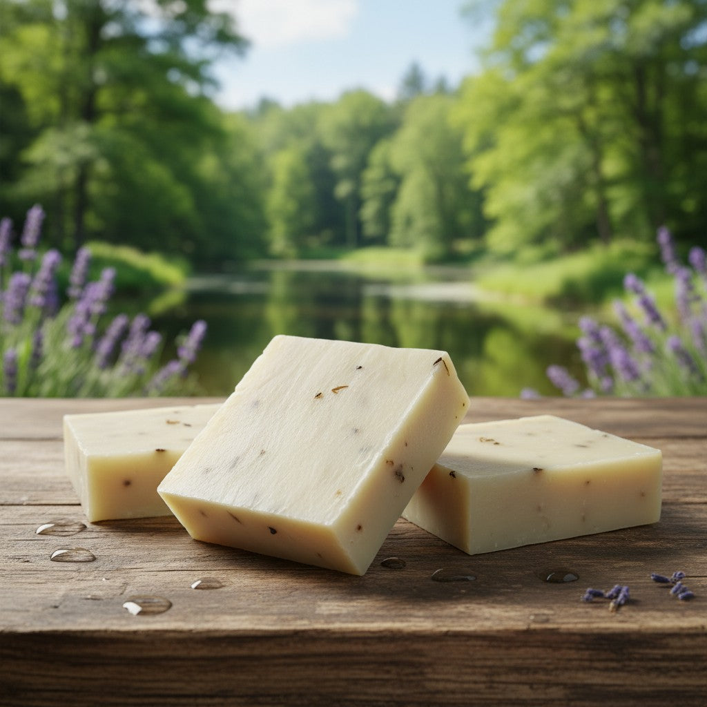 Natural Soap Bar | LAVENDER FLOWERS
