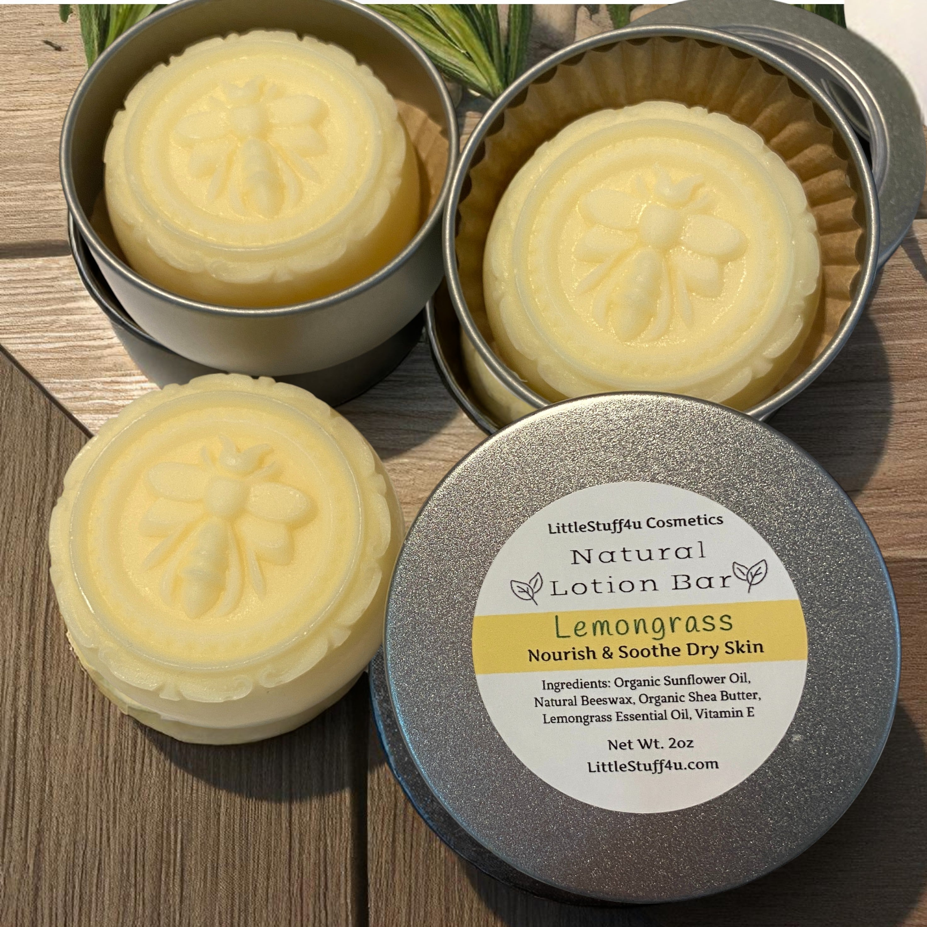 Natural Lotion Bar | Lemongrass