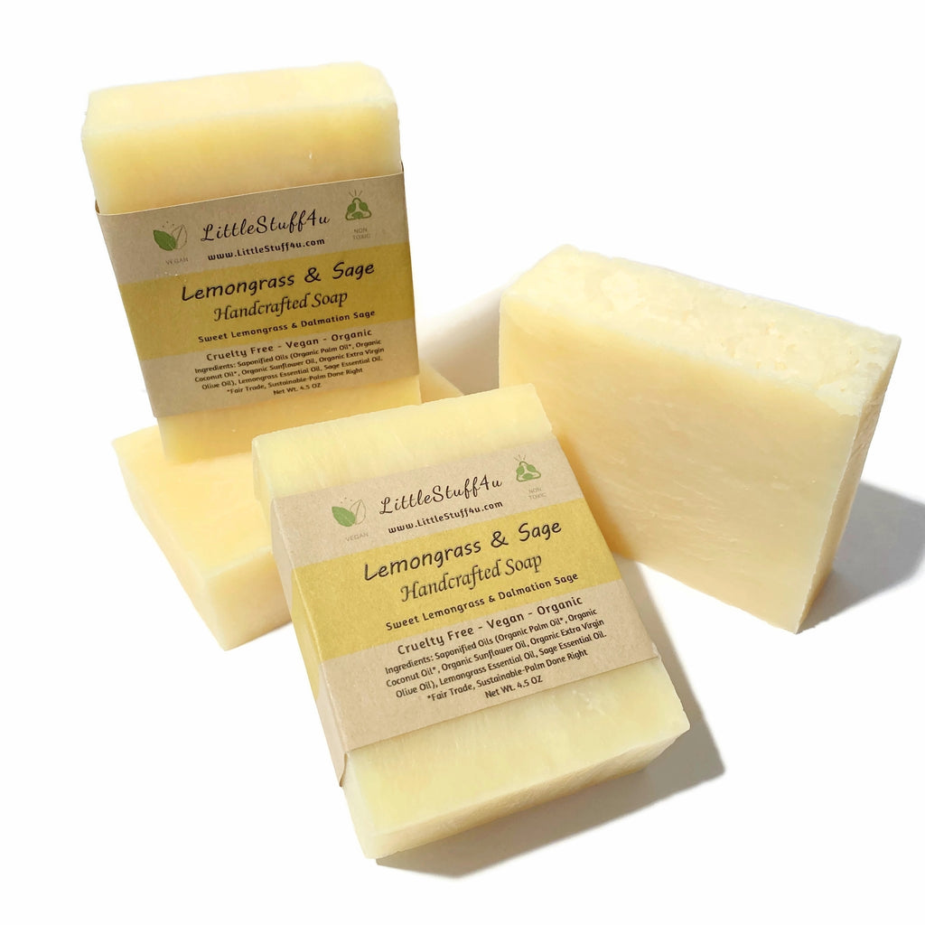 Weeks Sweet Lemon Grass Lye Soap; 4.8 oz – Weeks Naturals