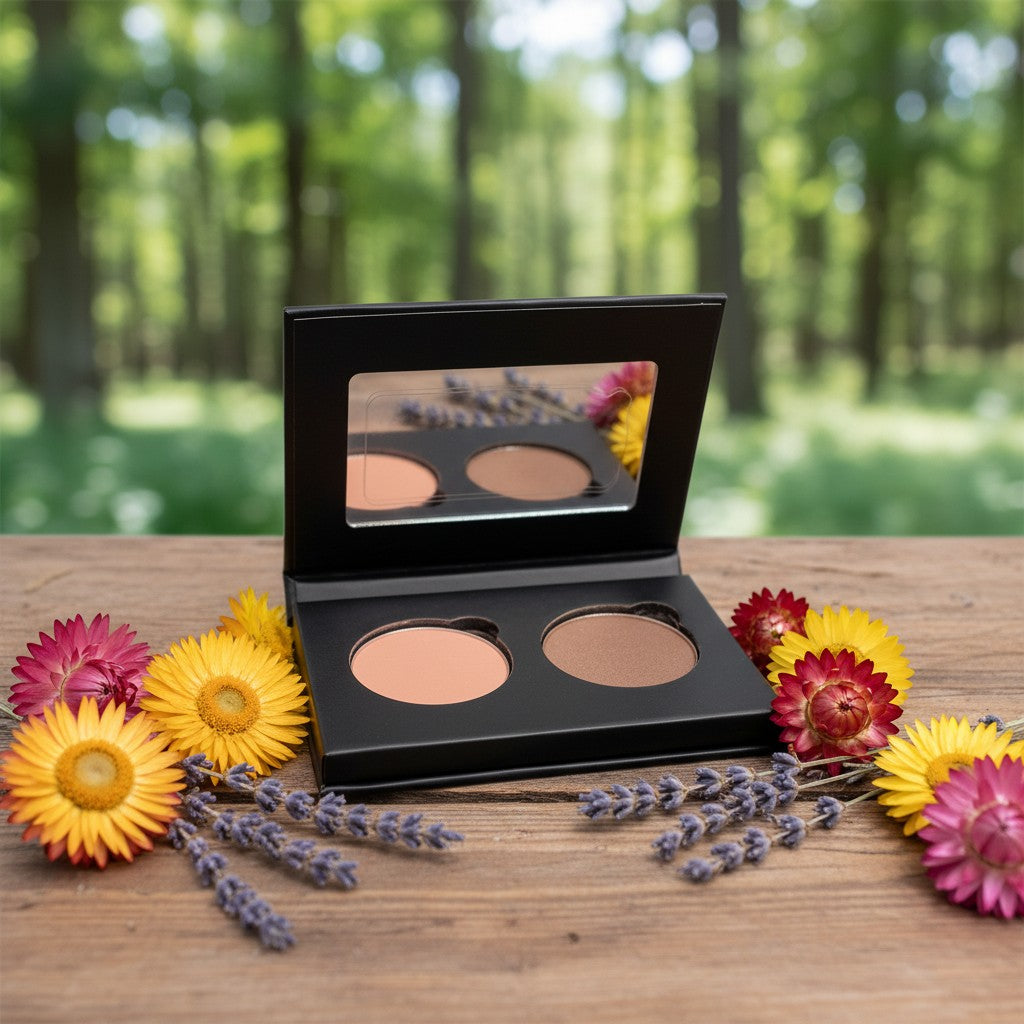 Organic Eye Shadow Duo | Pink Bean