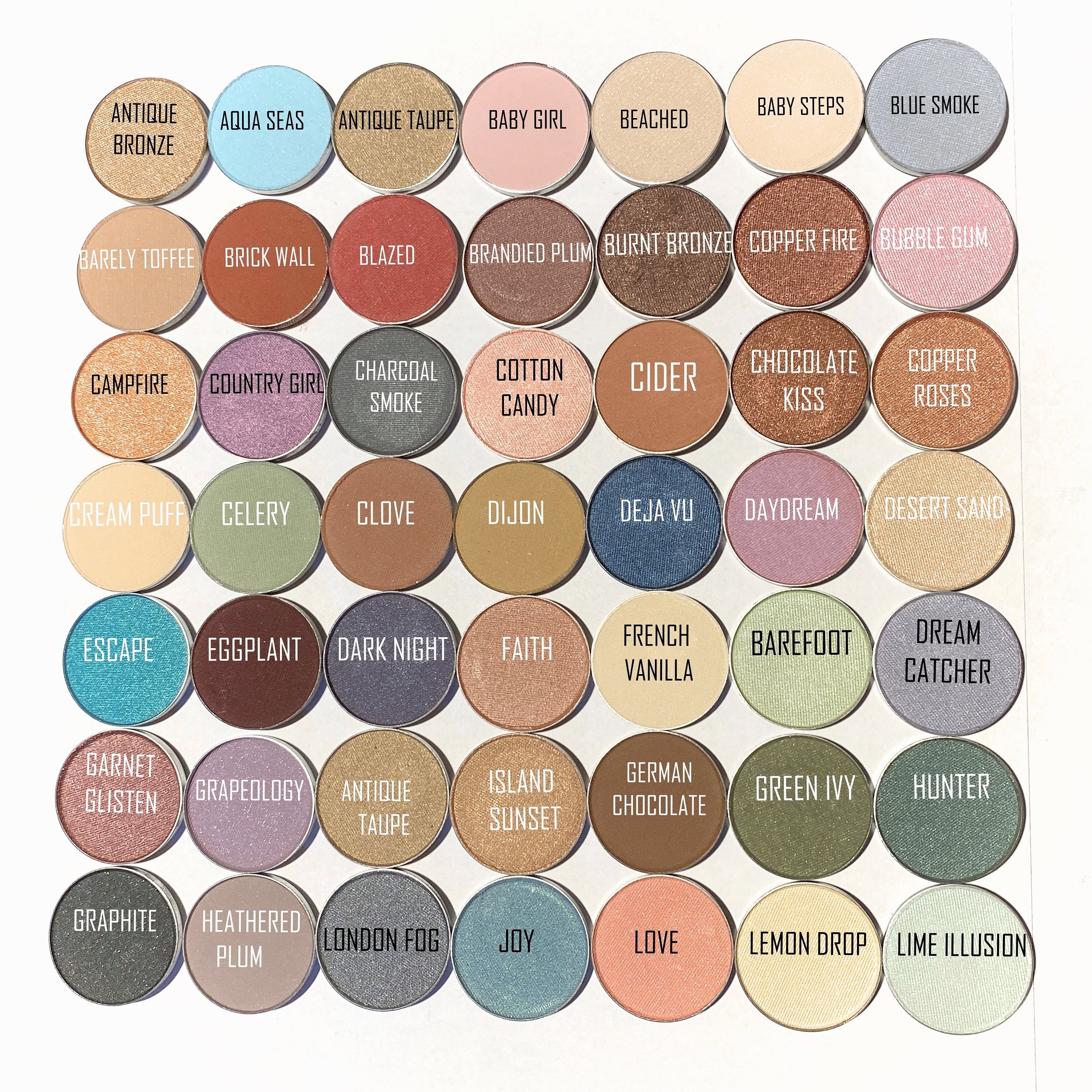 Pressed Eye Shadow Refill - Shimmer Shades