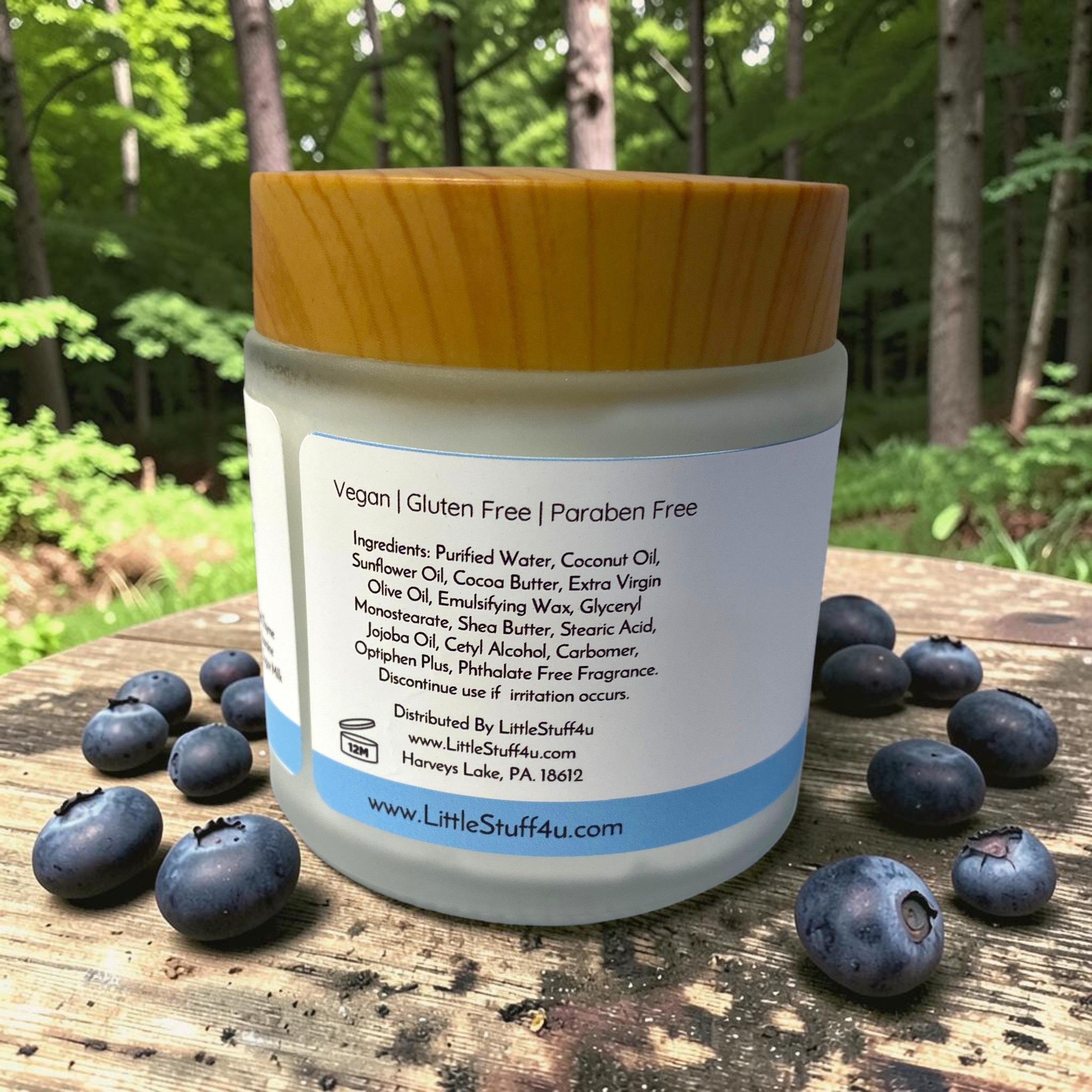 Natural Body Butter | Blueberries & Cream