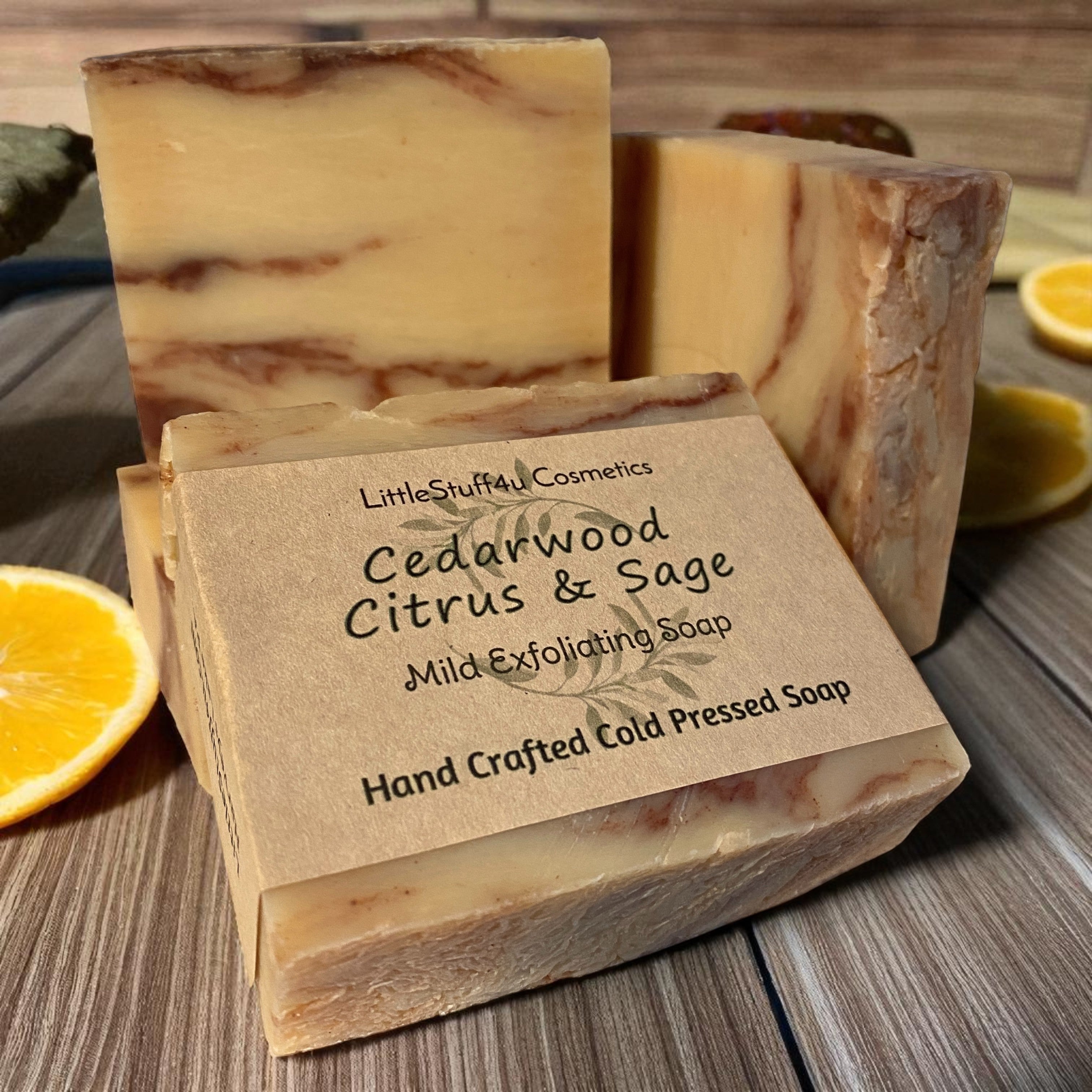 Natural Soap Bar | Cedar Citrus Sage