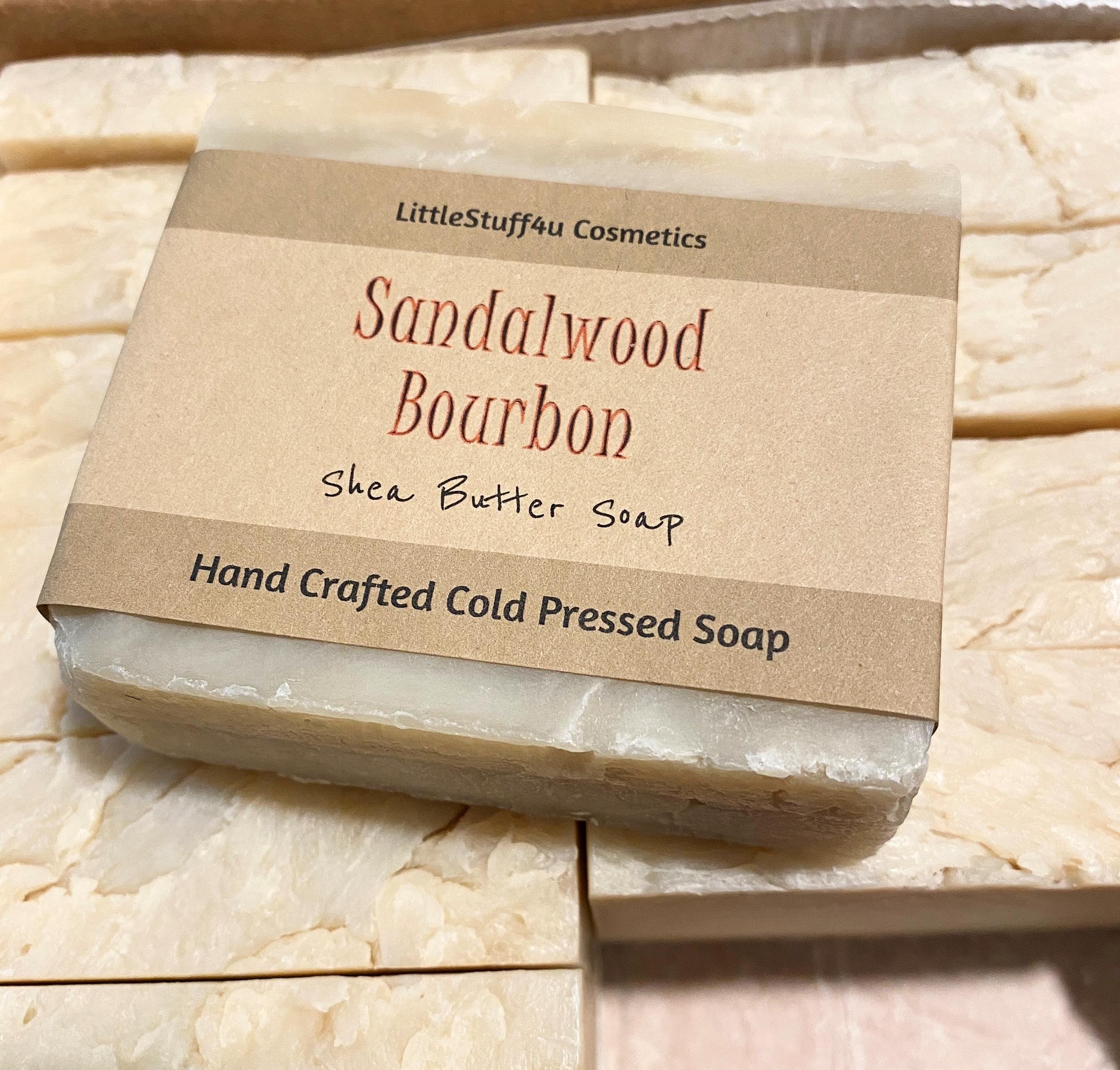 SANDALWOOD & BOURBON Natural Artisan Soap Bar
