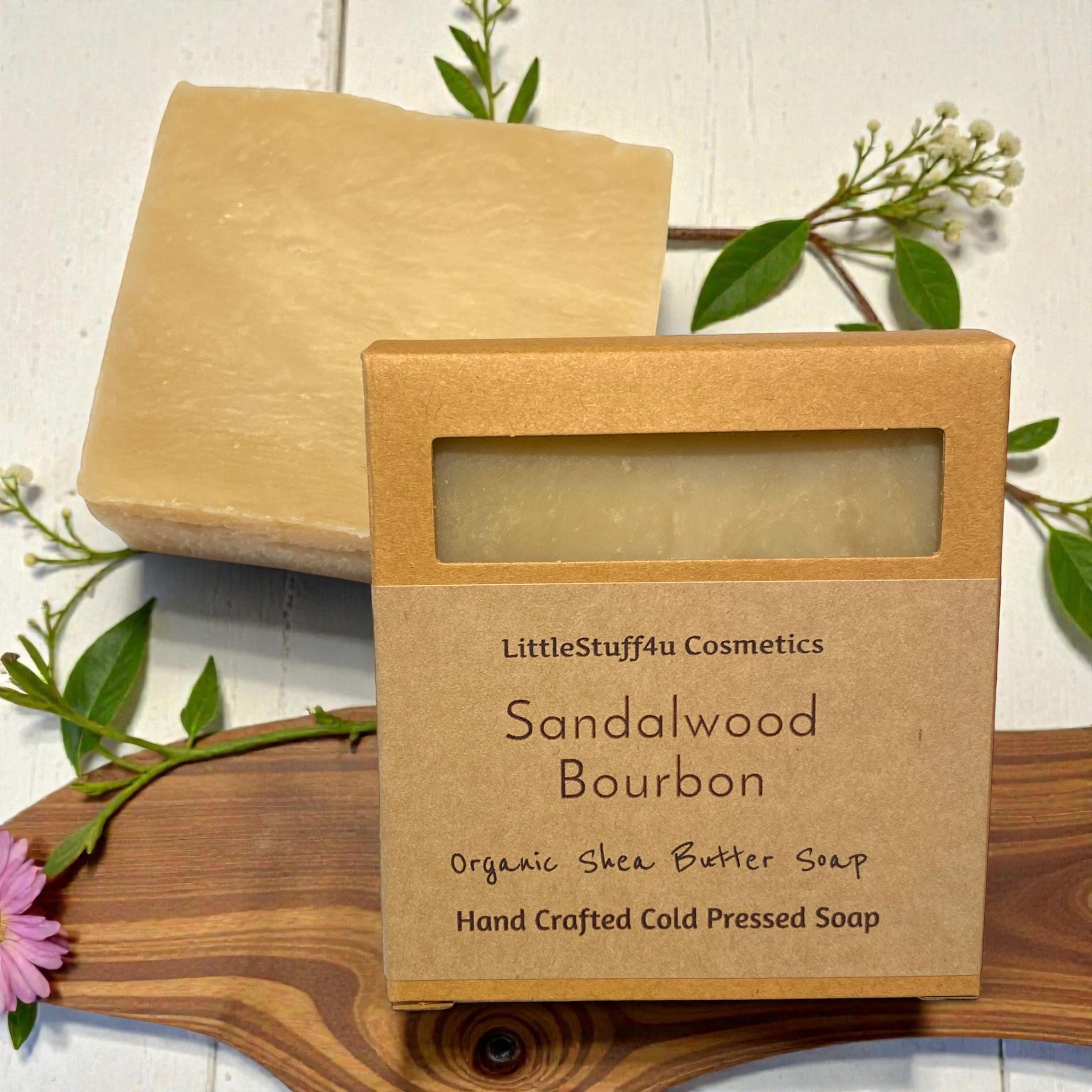 SANDALWOOD & BOURBON Natural Artisan Soap Bar
