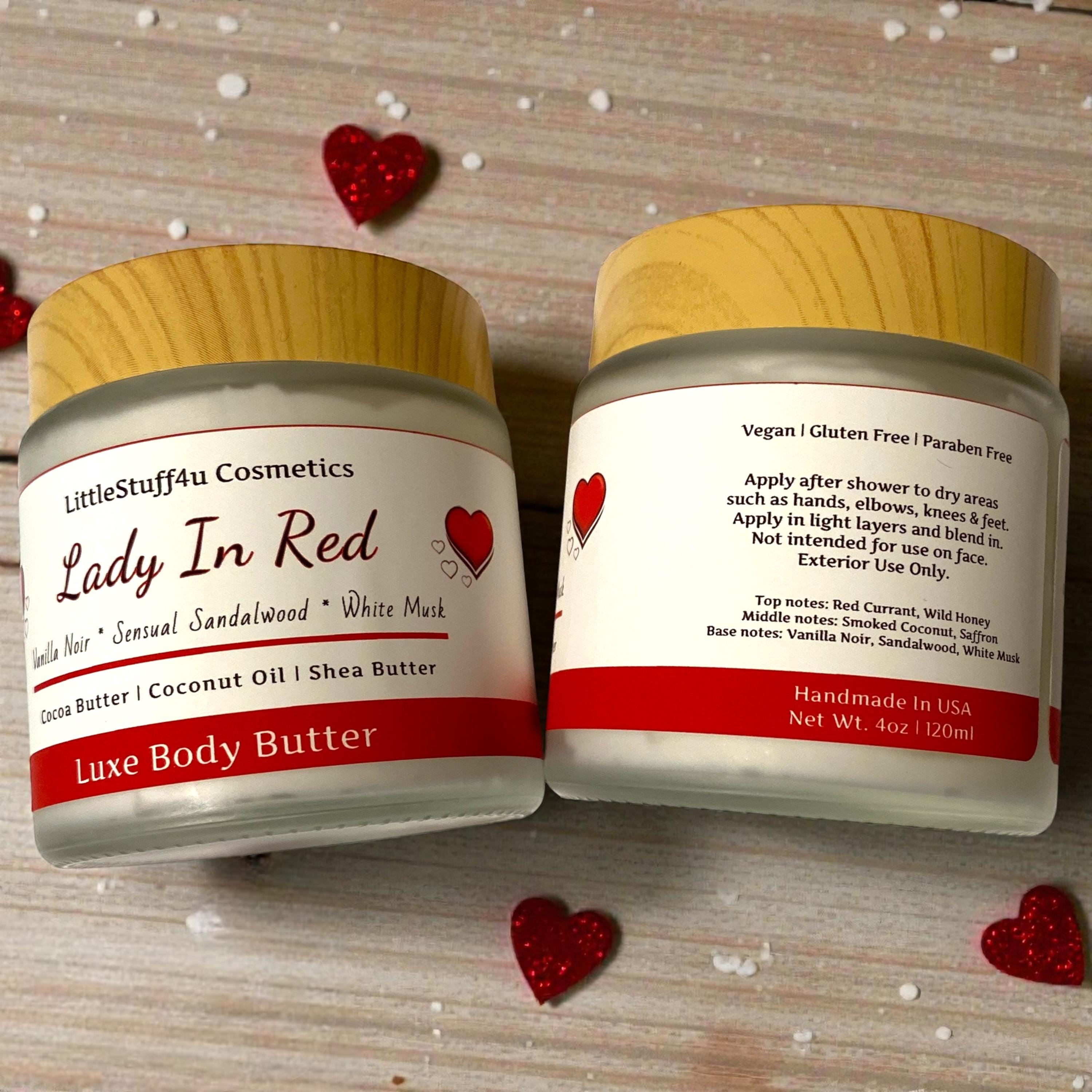 Lady In Red Natural Body Butter | Valentines Day