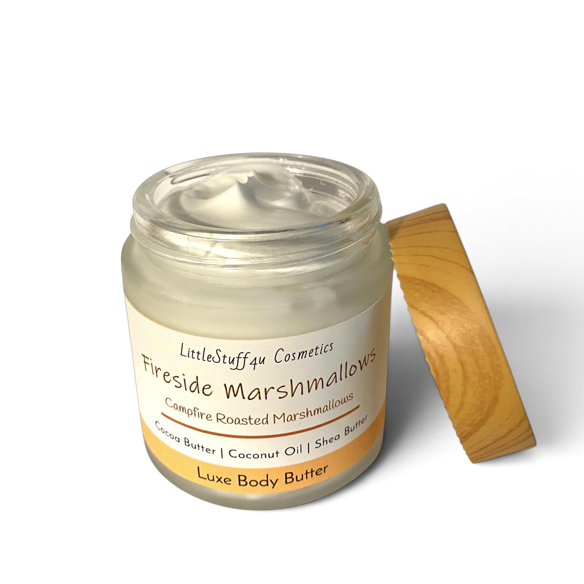 FIRESIDE MARSHMALLOWS | Natural Body Butter | Glass Jars