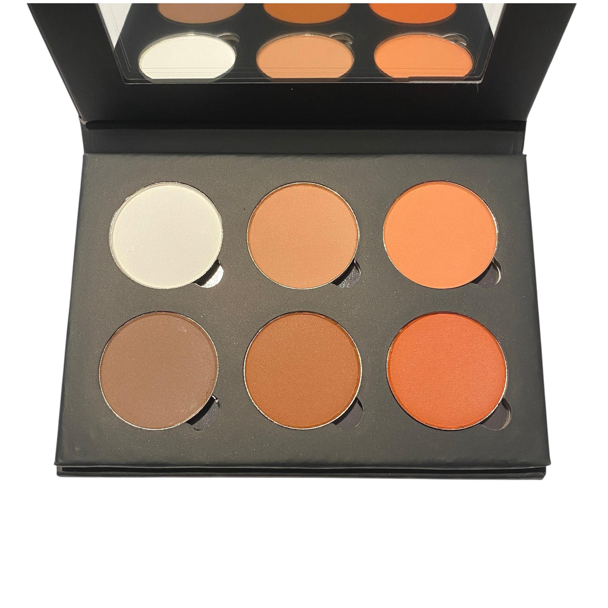 6 Shades Pressed Eye Shadow Black Palette | CACTUS CANYON