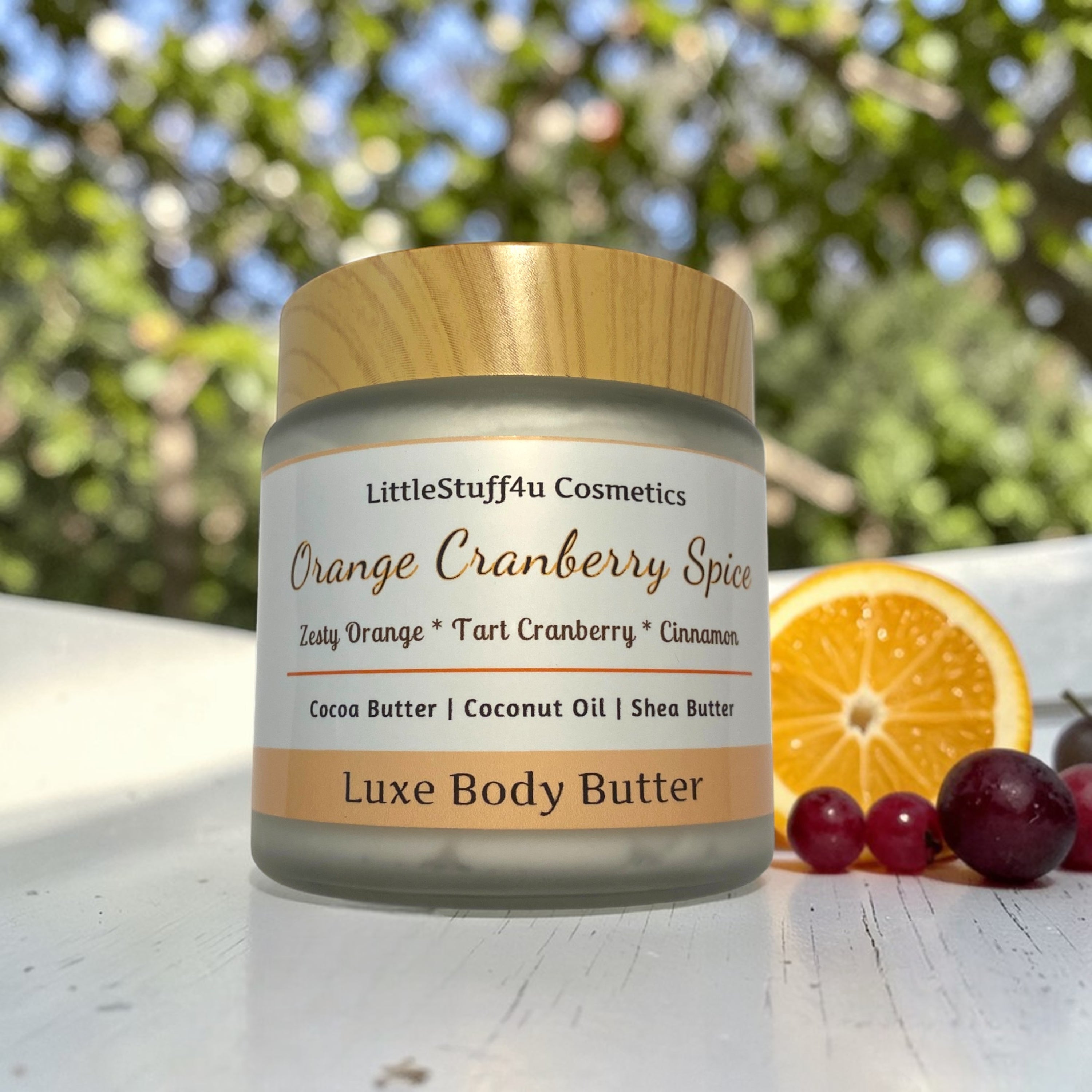 Natural Body Butter | Orange Cranberry Spice