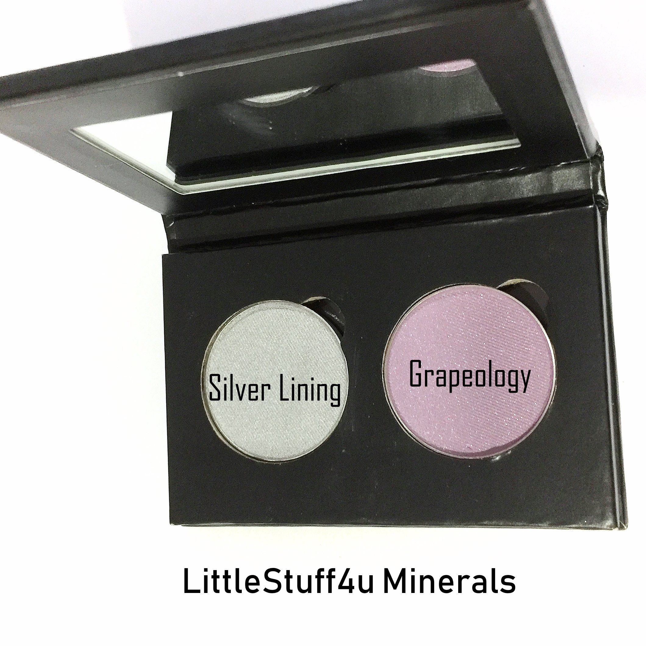 Pressed Eye Shadow Duo - Silver Grape