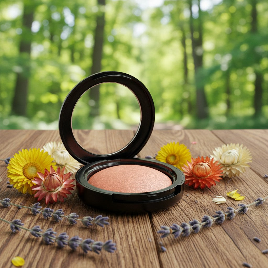 Baked Mineral Blush | Apricot Shimmer