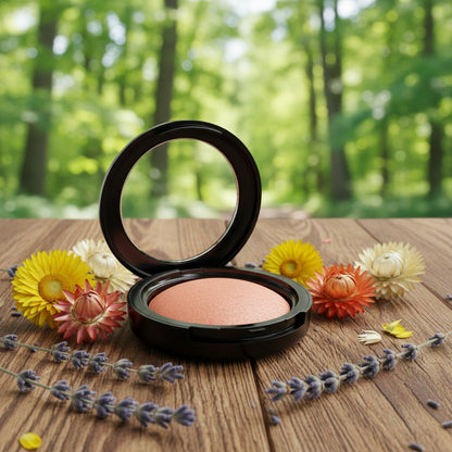 Baked Mineral Blush | Apricot Shimmer