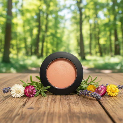 Baked Mineral Blush | Apricot Shimmer