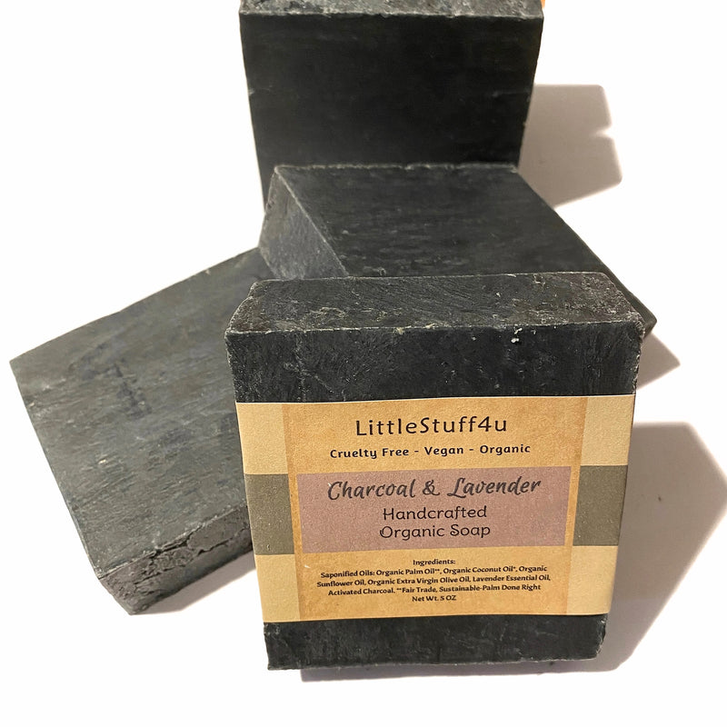 Natural Soap Bar | Charcoal & Lavender