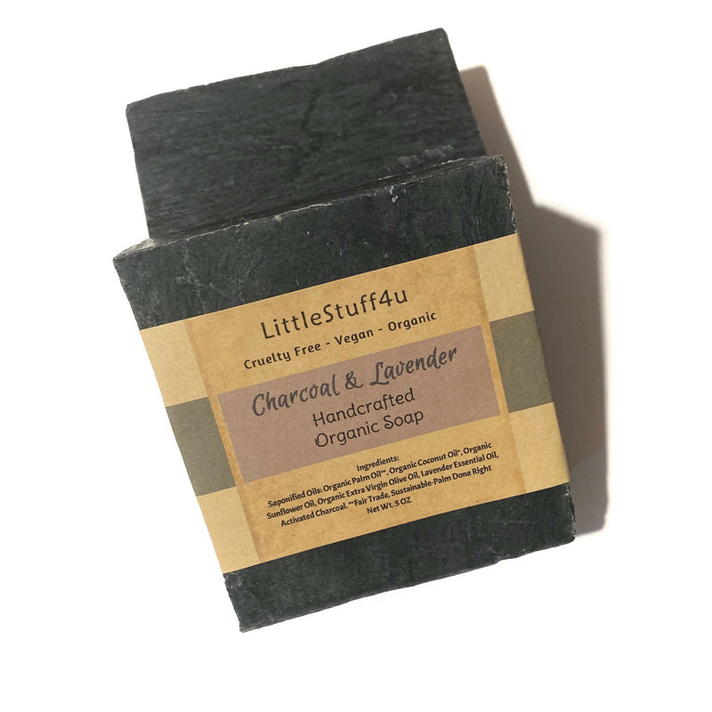 Natural Soap Bar | Charcoal & Lavender