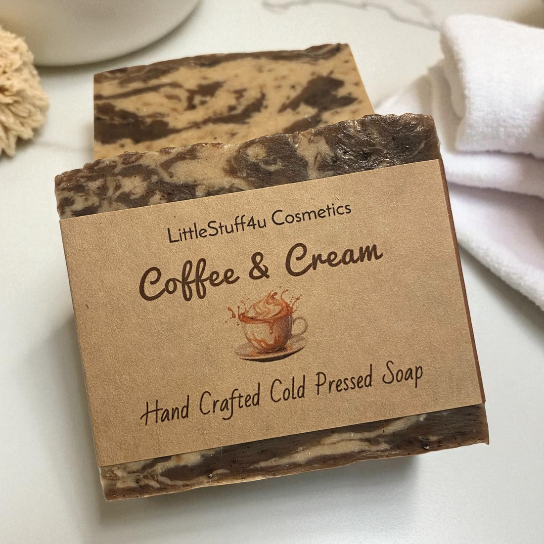 Natural Soap Bar | Coffee & Cream