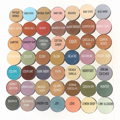 Pressed Eye Shadow Single Compact | Shimmer Shades