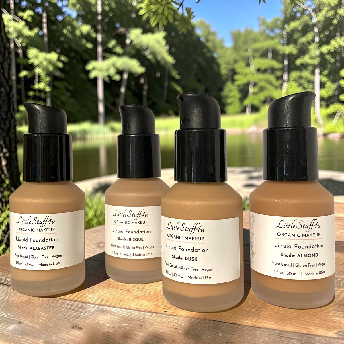 Organic Liquid Foundation | Glass Bottles
