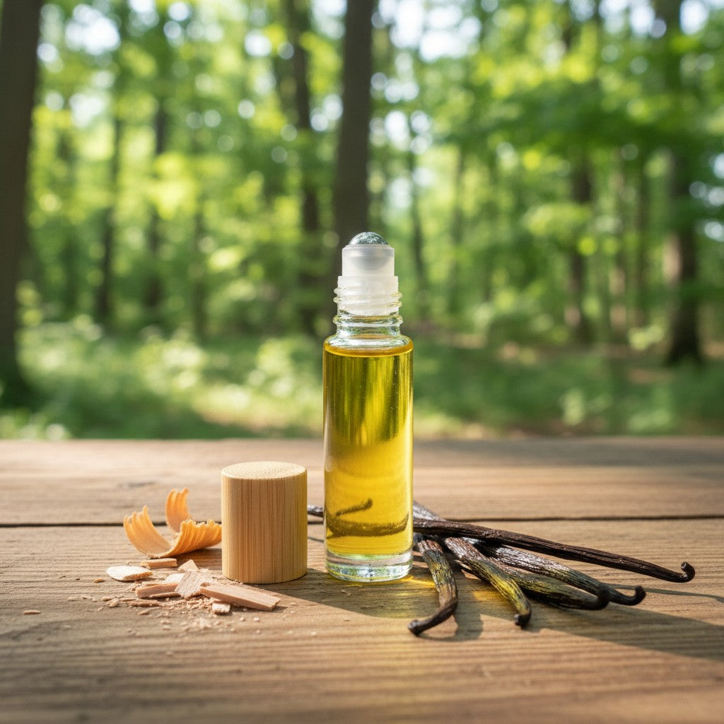 Essential Oil Natural Perfume | Vanilla Sandalwood