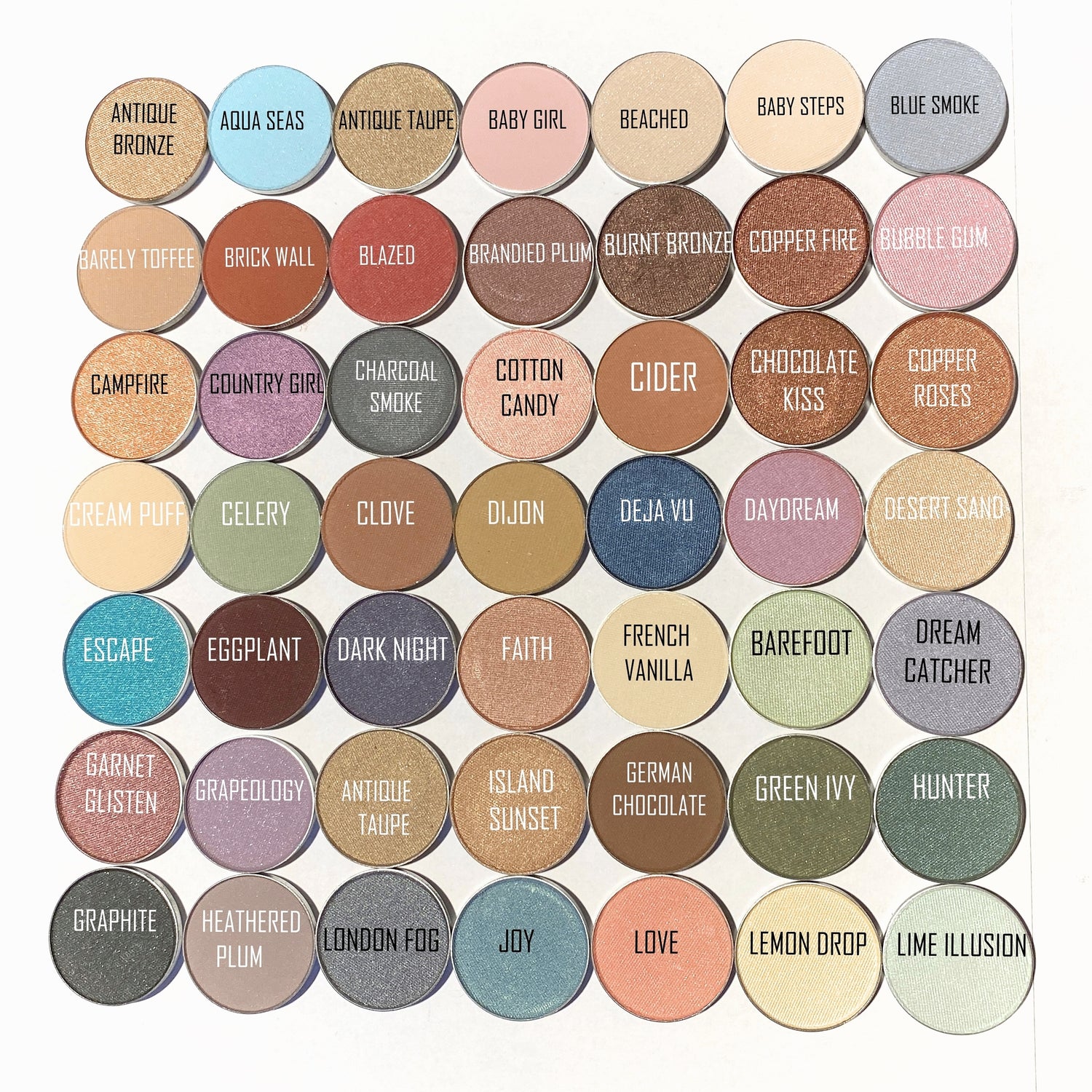 Pressed Eye Shadow Refill - Shimmer Shades