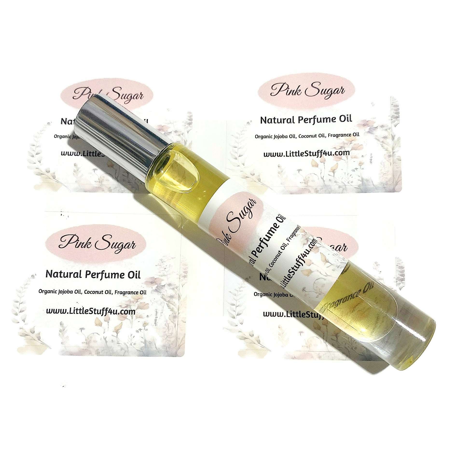 Natural Perfume Oil - Pink Sugar (Type) 10ml Roller Bottle