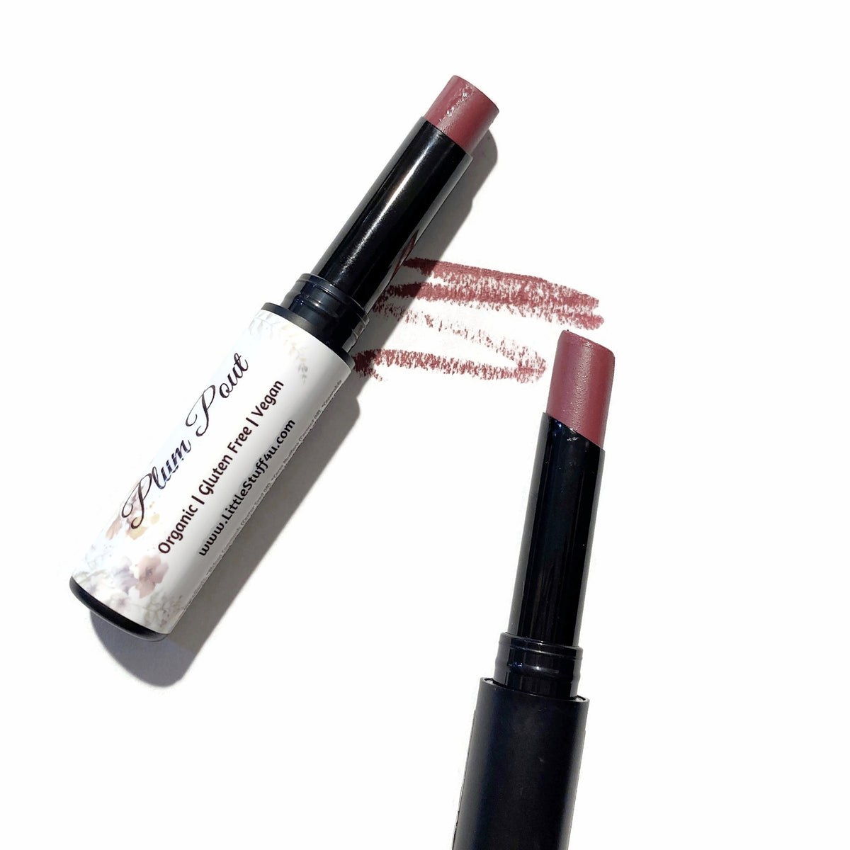 Plum Pout Organic Lipstick | Slim Tube