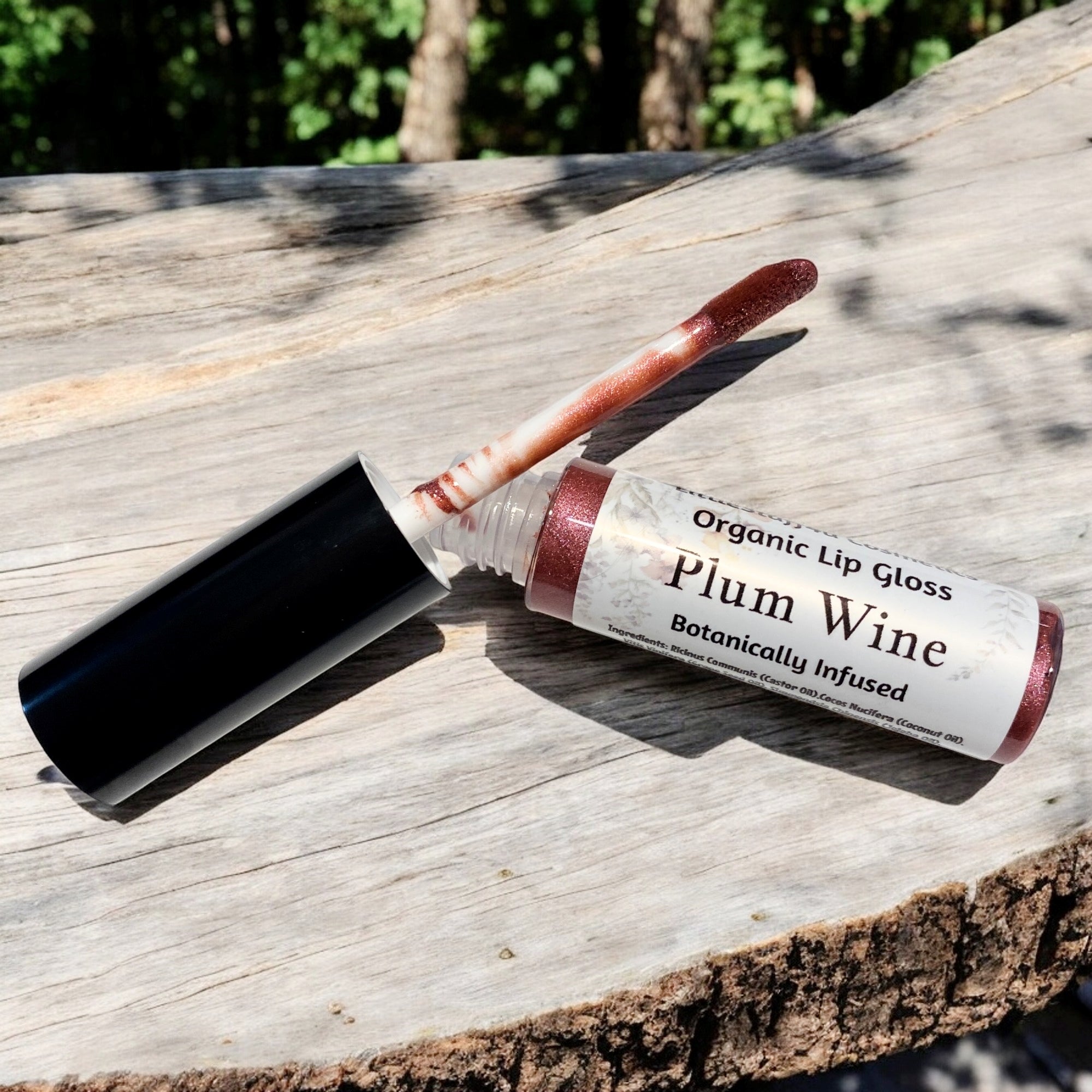 Organic Lip Gloss | Plum Wine