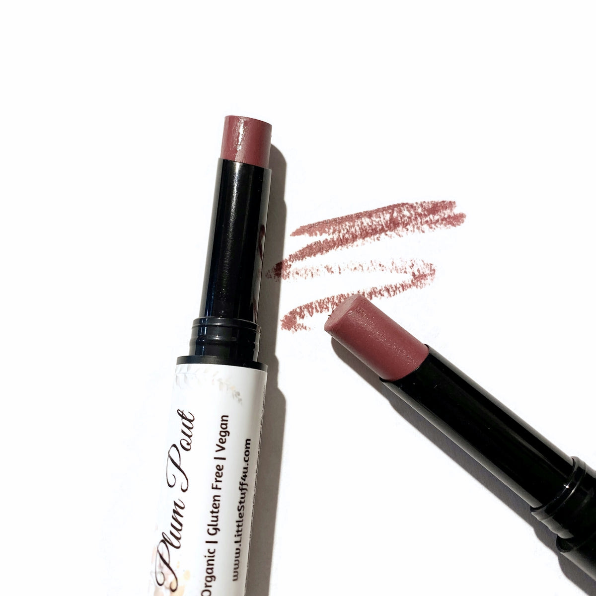 Plum Pout Organic Lipstick | Slim Tube