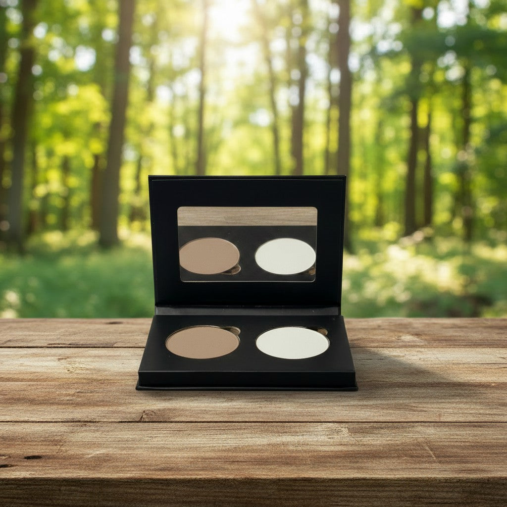Pressed Eye Shadow Duo | White Smoke