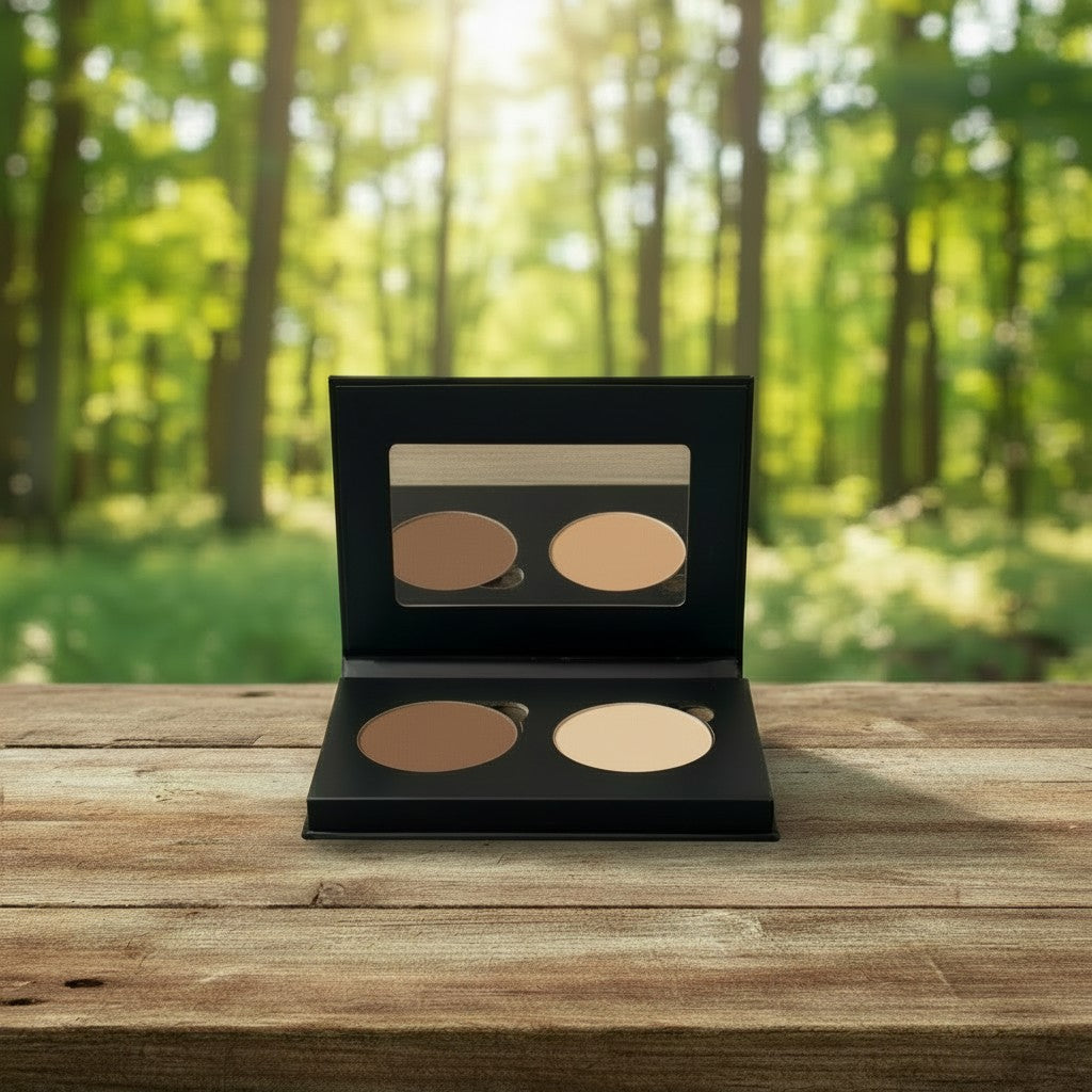 Pressed Eye Shadow Duo | Chocolate Cream