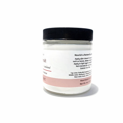 Natural Body Butter | Ruby Red Grapefruit