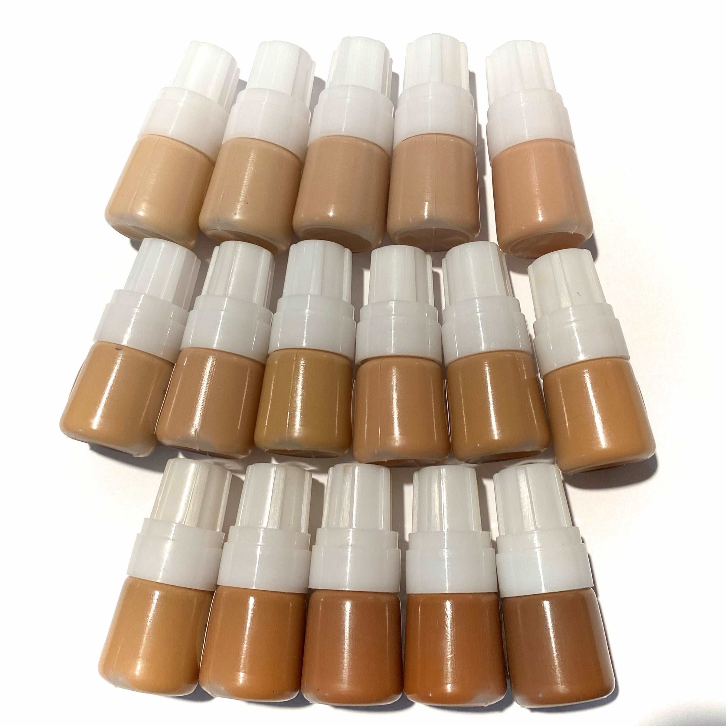 Organic Liquid Foundation - 4pc SAMPLE SET