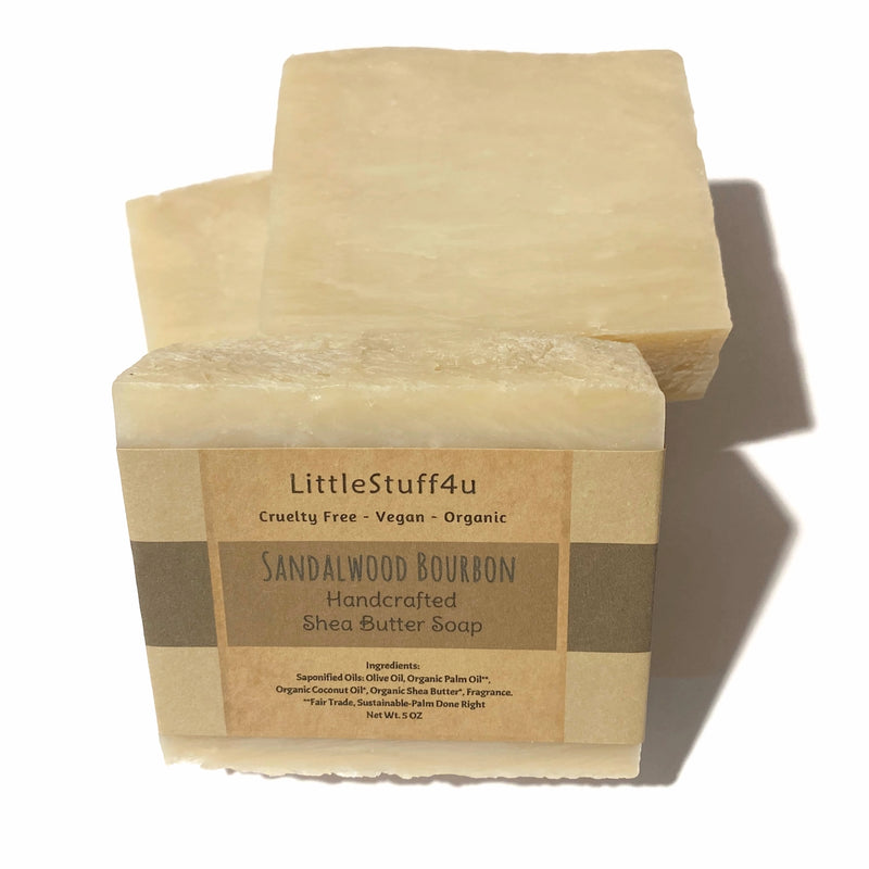 Natural Soap Bar | Sandalwood & Bourbon