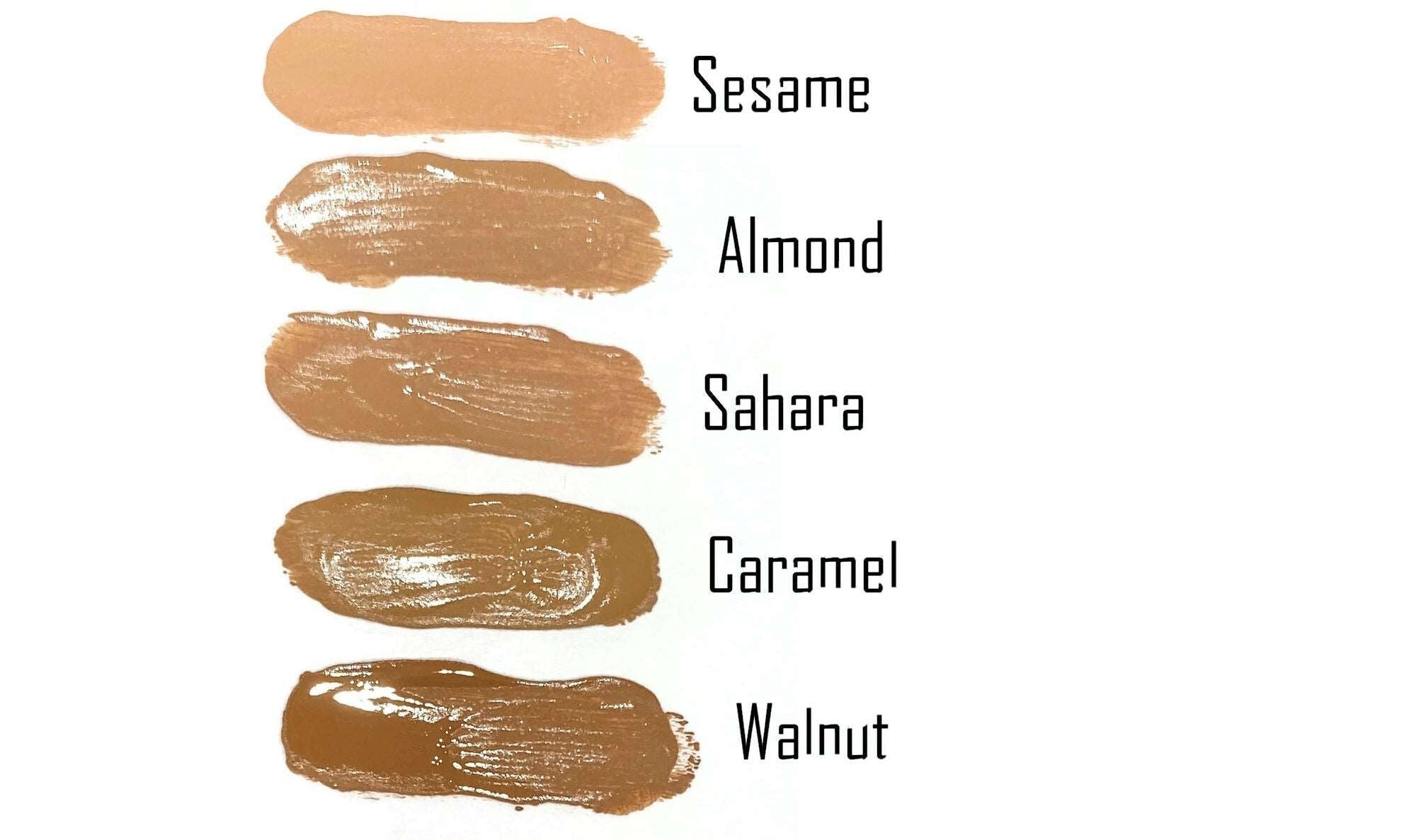 Organic Liquid Foundation - 4pc SAMPLE SET