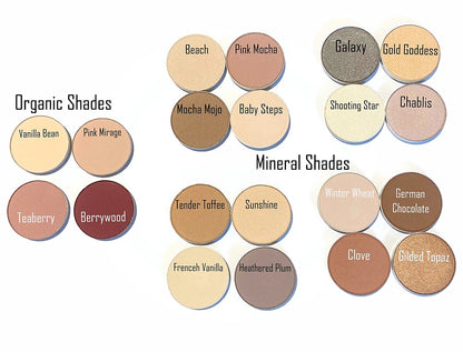Pressed Eye Shadow Single Compact | Shimmer Shades