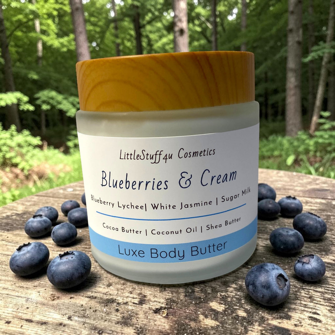 Natural Body Butter | Blueberries &amp; Cream