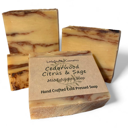 Natural Soap Bar | Cedar Citrus Sage