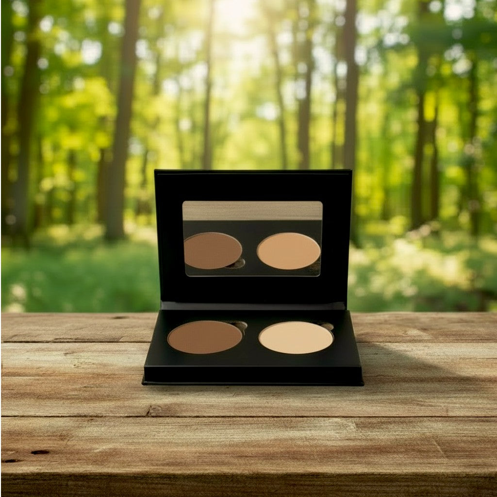 Pressed Eye Shadow Duo | Chocolate Cream