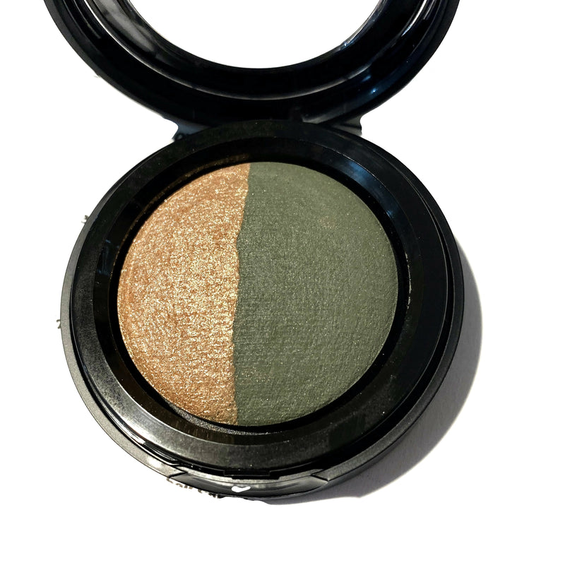 Baked Eye Shadow Duo | Gold Grass