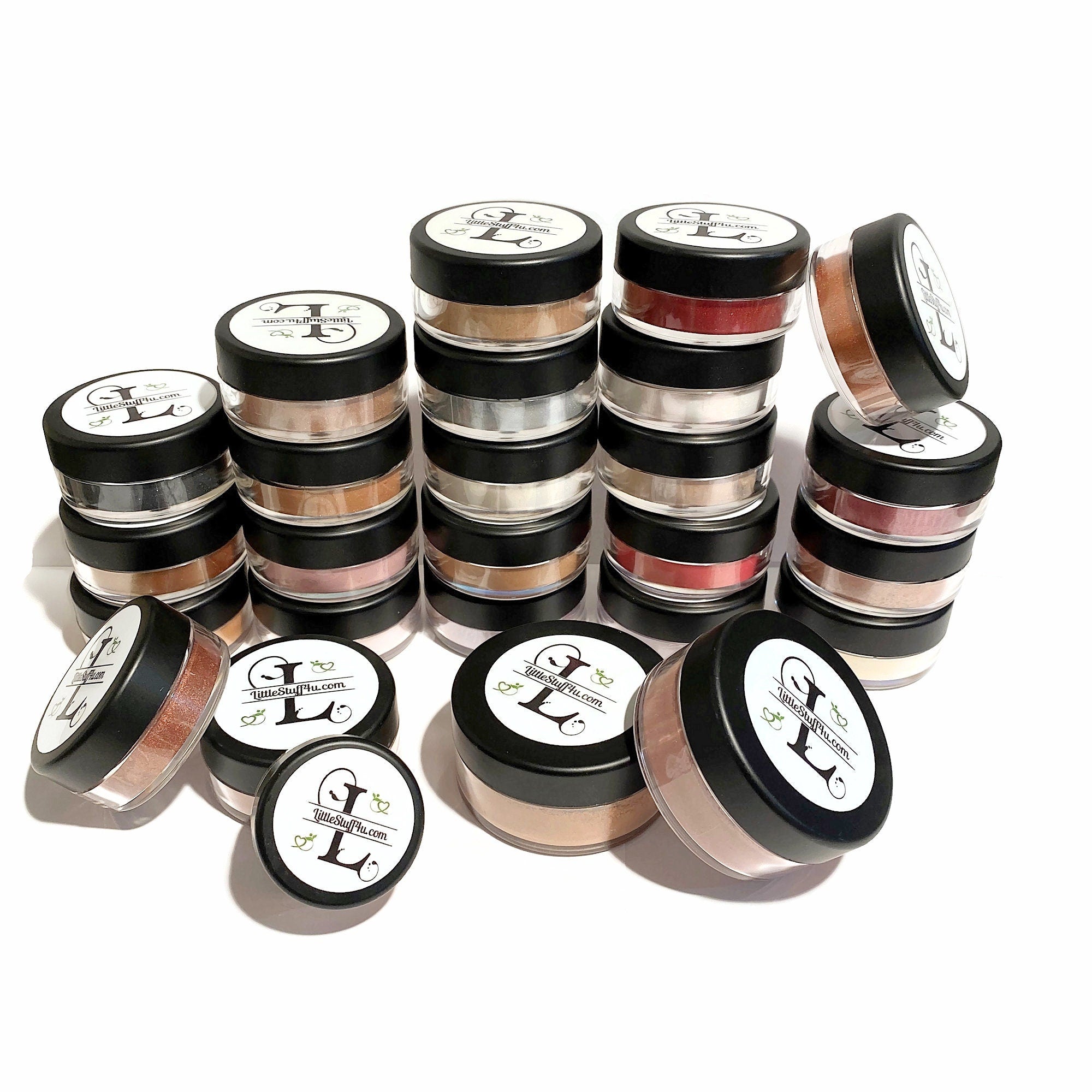 PINK PEARLS Natural Mineral Powder Eye Shadow