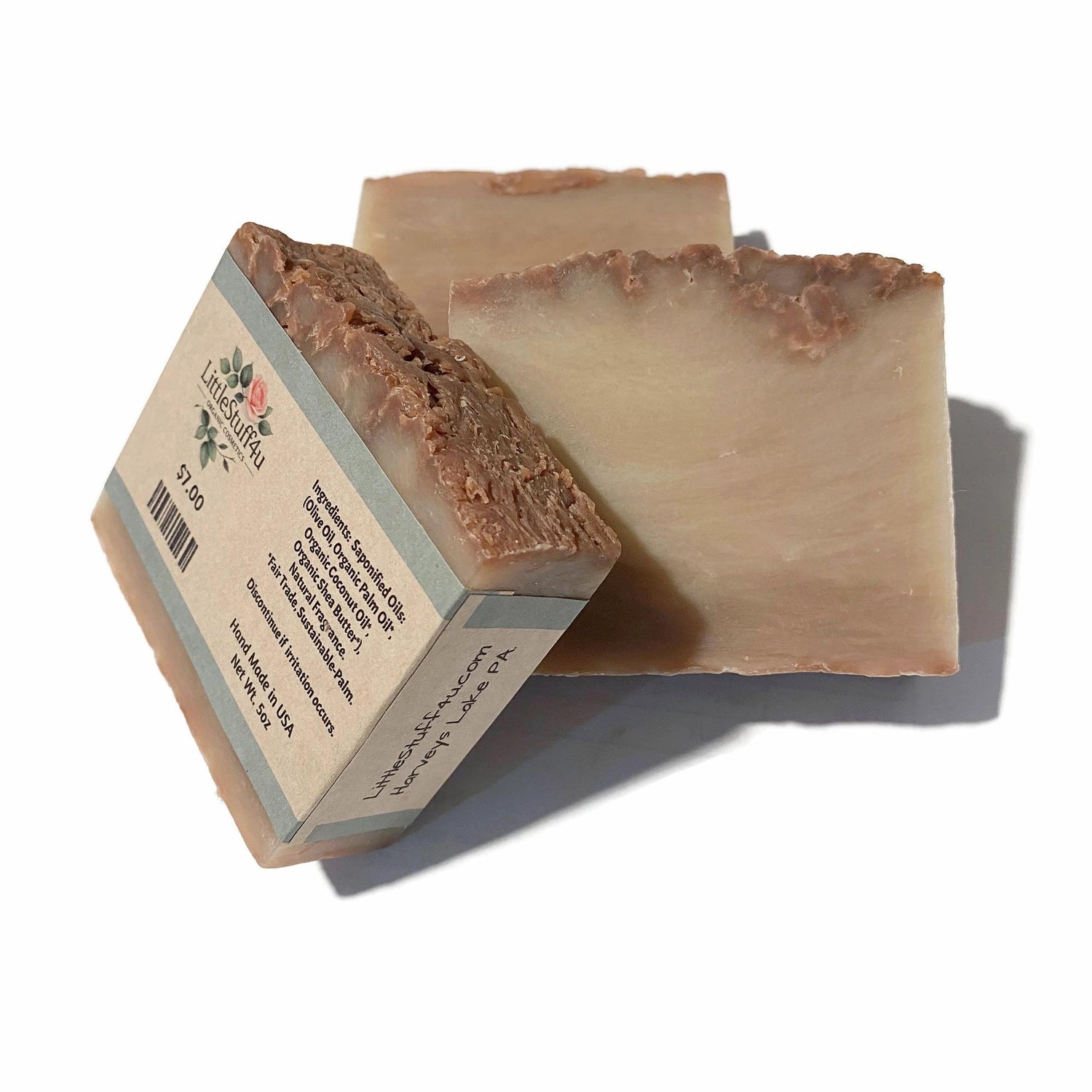 VANILLA SANDALWOOD Natural Shea Butter Soap Bar