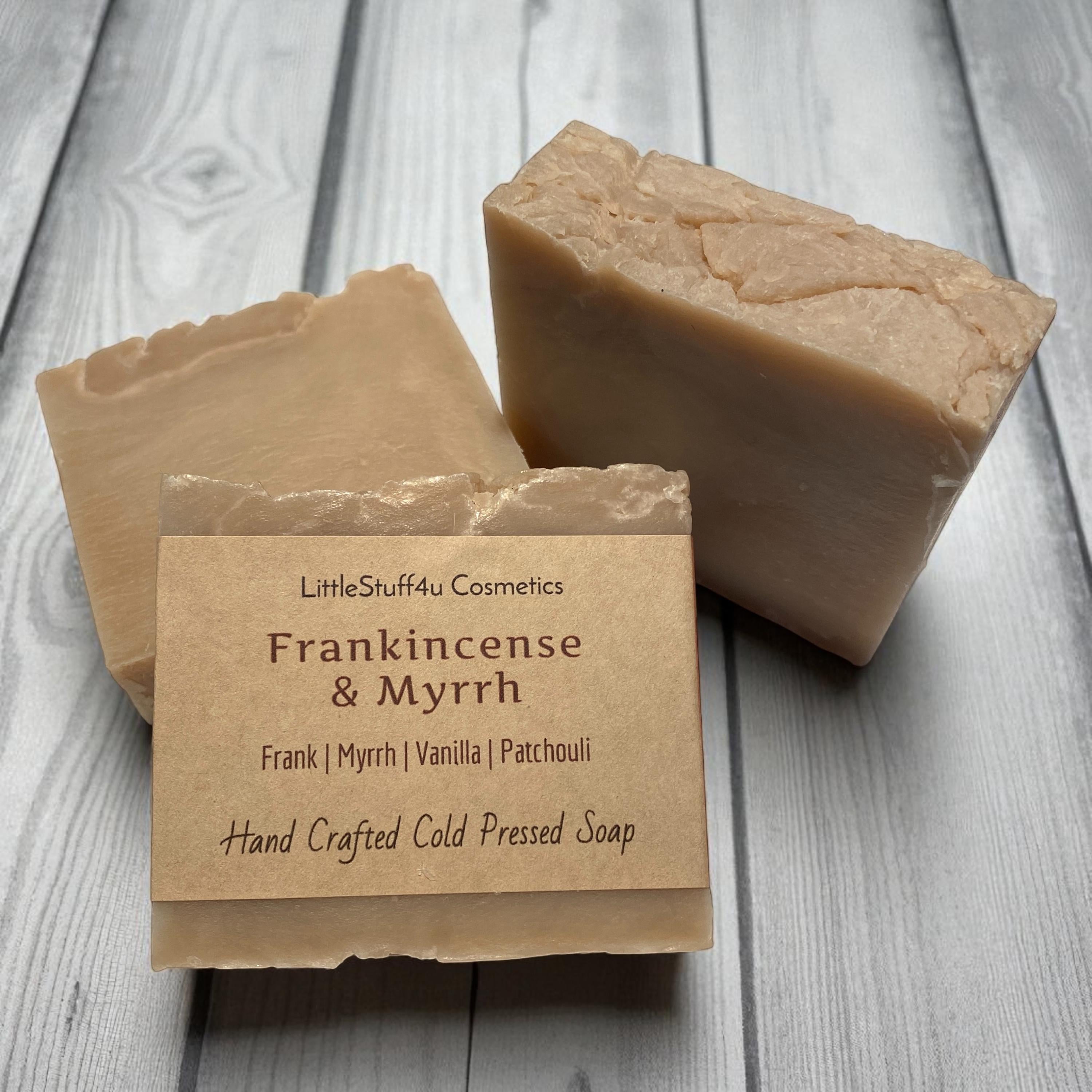 FRANKINCENSE &amp; MYRRH Natural Soap Bar