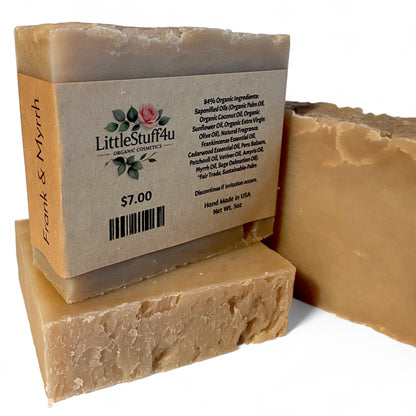 FRANKINCENSE &amp; MYRRH Natural Soap Bar