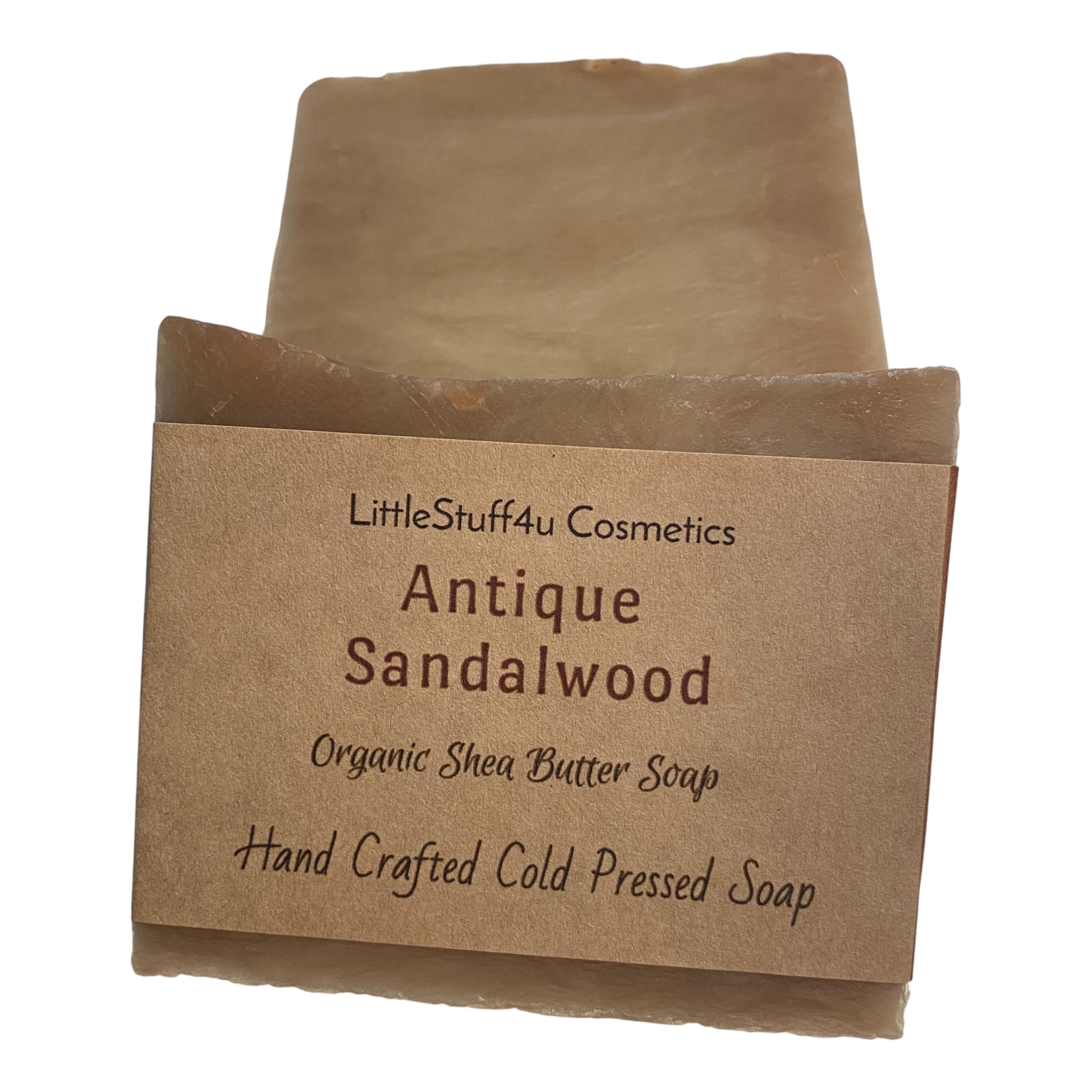 ANTIQUE SANDALWOOD Natural Shea Butter Soap Bar
