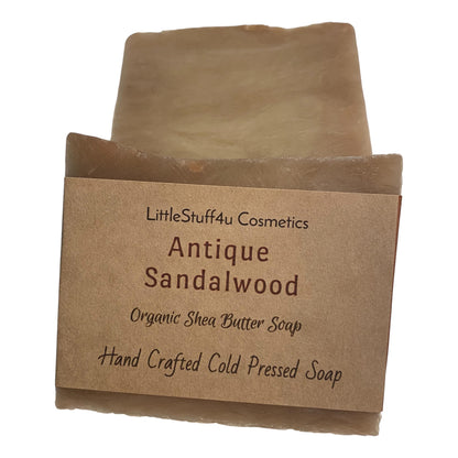 ANTIQUE SANDALWOOD Natural Shea Butter Soap Bar